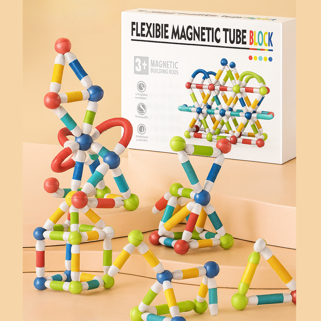 Magnetic Sticks - Endeløs konstruktion – fleksible magnetiske stave