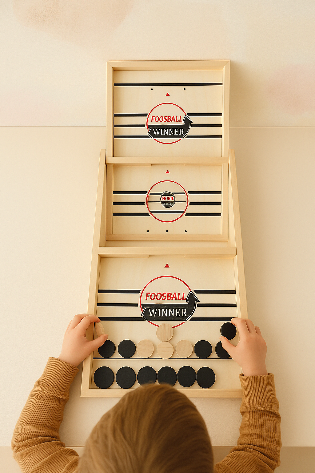 Foosball™ - Nemt at sætte op - brætspil i træ