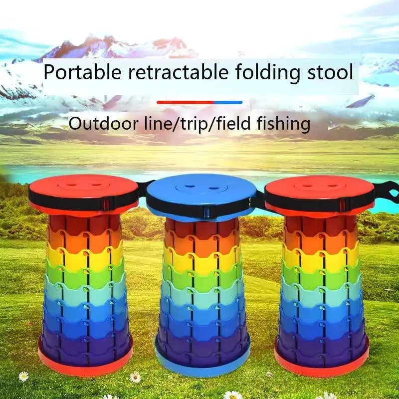 QuickSit - Hurtig og robust - farverig foldeskammel