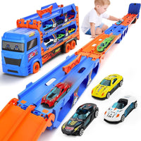 Thumbnail for Mega Transporter - 9-i-1 sjov med racerløb - Transformerbar legetøjslastbil