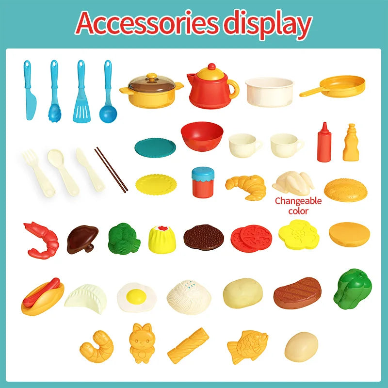 Kitchen Toy™ - Lær at lave mad på en legende måde - Køkkenlegetøjssæt