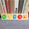 Woods™ - Sjovt puslespil til småbørn - Geometrisk Montessori-puslespil