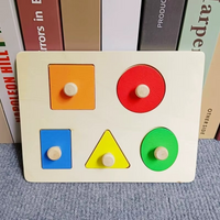 Thumbnail for Woods™ - Sjovt puslespil til småbørn - Geometrisk Montessori-puslespil