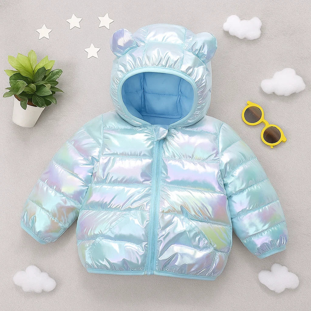 CuddleCoat – Tykt vatteret jakke med bjørnehætte