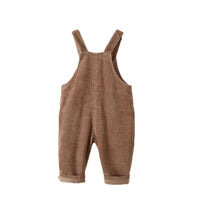 Thumbnail for TinyTrend – Komfortabel og stilfuld – Ribstof-hagesmækbukser