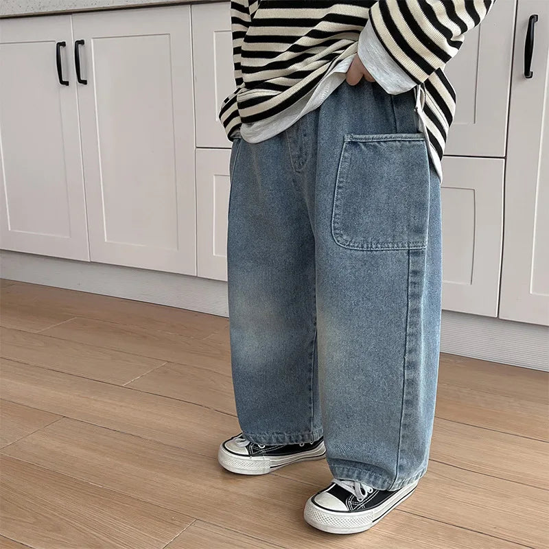Mini Fashion™ - Jeans med lige ben - Afslappede jeans