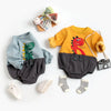 Mini Fashion – Blød fleecedragt med Dino-print