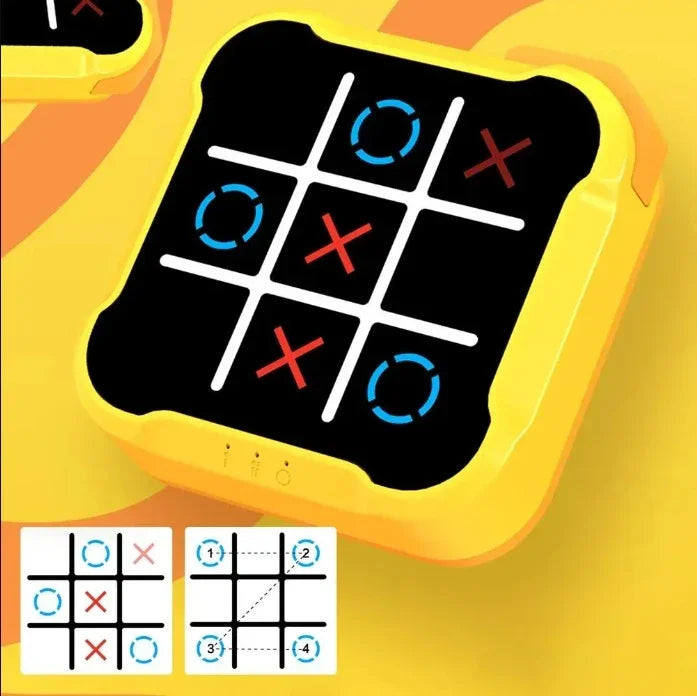 Tic Tac Toe Game™ - Styrker hukommelsen og evnen til problemløsning - Elektronisk Boter-Kaas & Æg