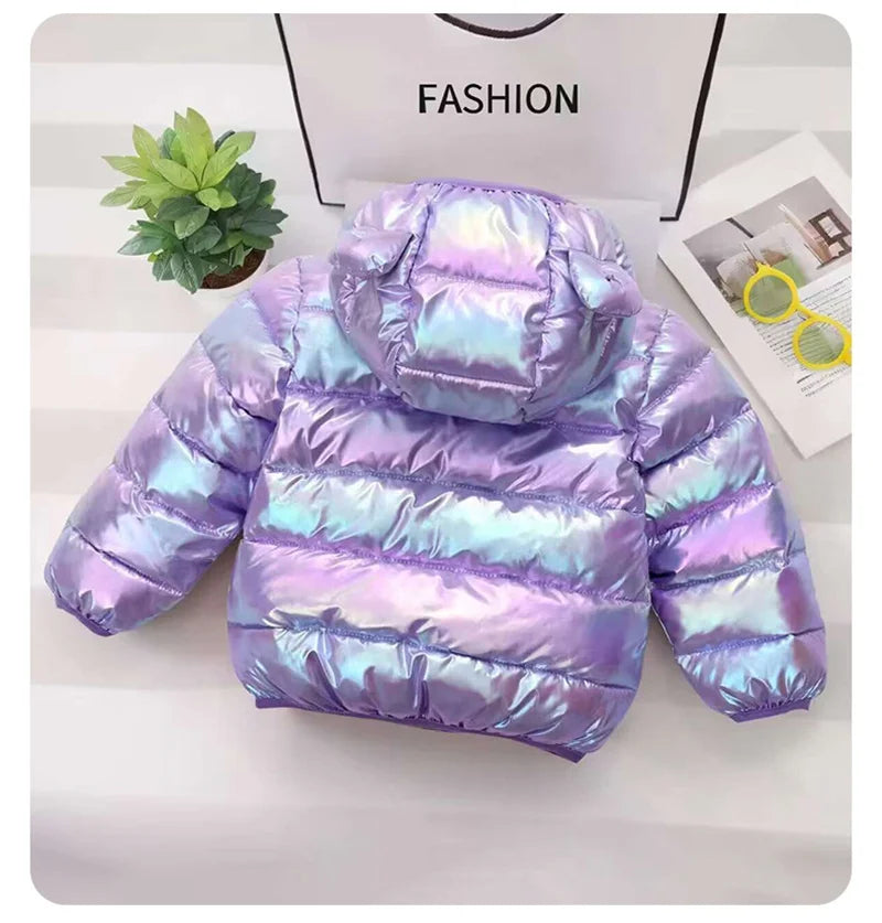 CuddleCoat – Tykt vatteret jakke med bjørnehætte