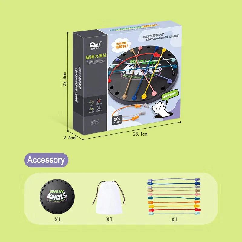 Brainy Knots™ - Drejning og Knuder - Strategispil
