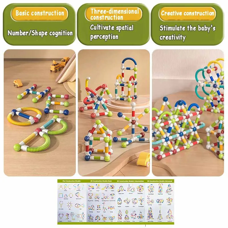 Magnetic Sticks - Endeløs konstruktion – fleksible magnetiske stave