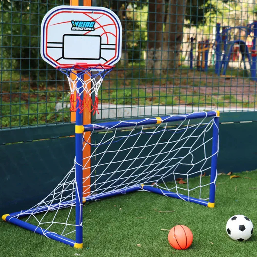 Kids Ball Games - Dobbelt legeglæde – fodbold- og basketball-legetøjssæt