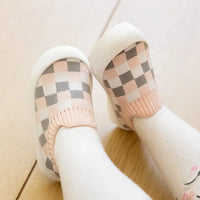 Thumbnail for Mini Fashion™ - Blokeret mønster - Fleksibel slip-on-sko