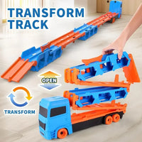 Thumbnail for Mega Transporter - 9-i-1 sjov med racerløb - Transformerbar legetøjslastbil