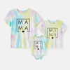 Mini Fashion™ - Køligt og behageligt – muntre Tye-Dye T-shirts