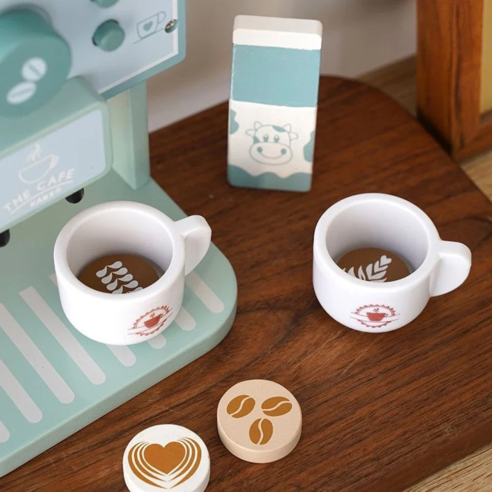 Woods™ – Masser af madlavningssjov – Træ kaffelegetøjssæt til børn