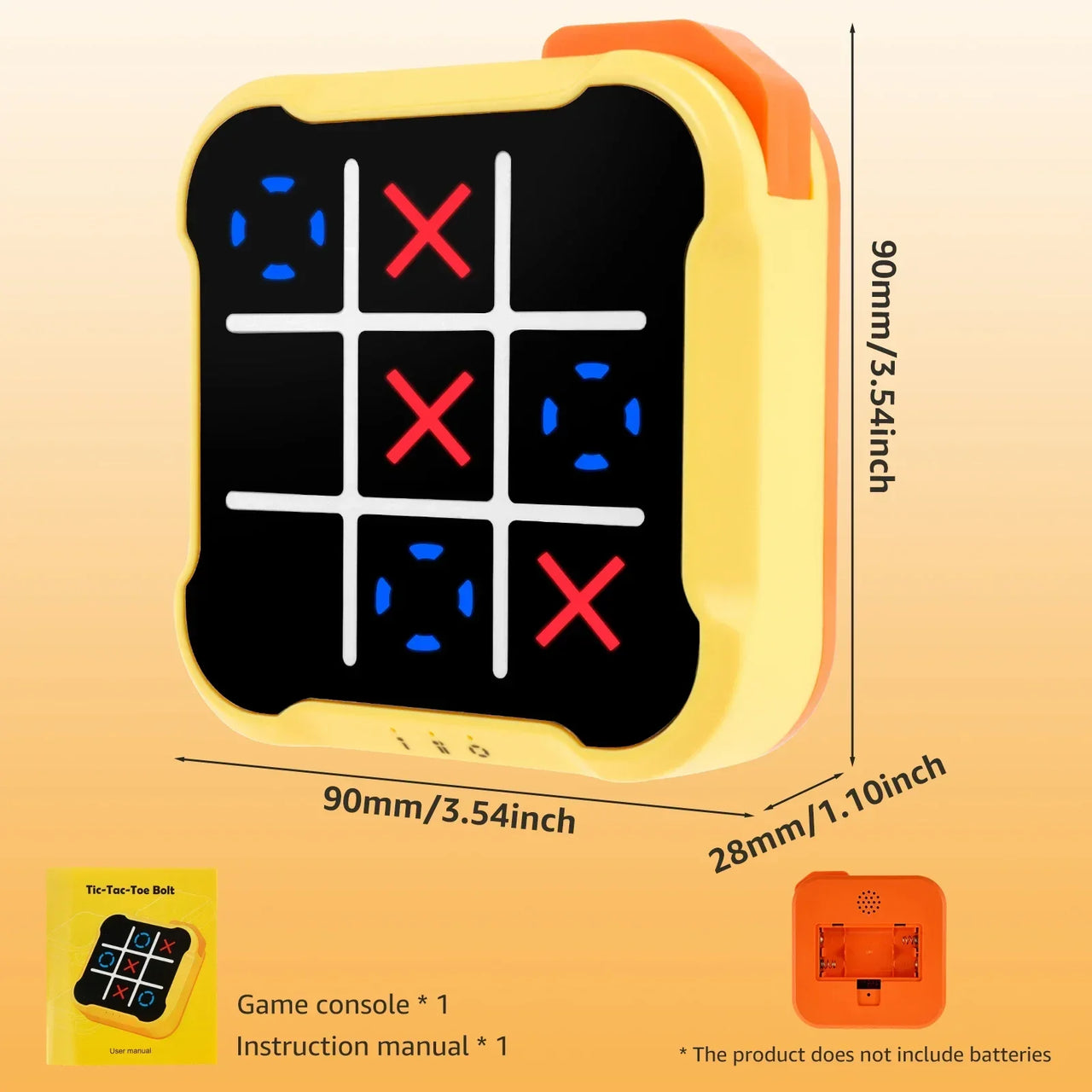 Tic Tac Toe Game™ - Styrker hukommelsen og evnen til problemløsning - Elektronisk Boter-Kaas & Æg