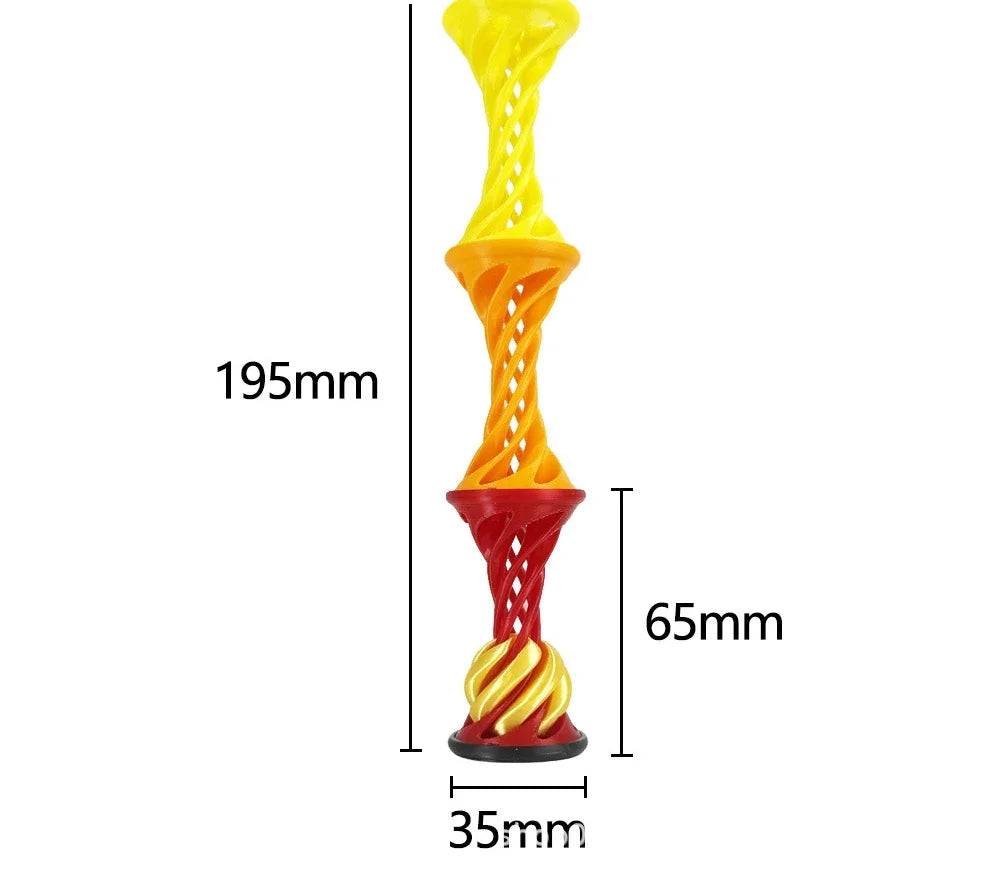 SpiraPop – Unikt og beroligende – 3D-dekompressions-fidget-legetøj