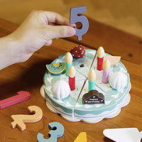 Thumbnail for TinyChef – Lærerigt og sjovt – Træ køkkensæt med kage og tilbehør