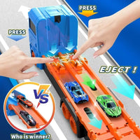 Thumbnail for Mega Transporter - 9-i-1 sjov med racerløb - Transformerbar legetøjslastbil