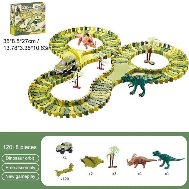 DinoRail™ - Dino Race Eventyr- Racerbane