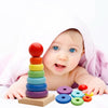 Rainbow Stacker™ – Farverig tårnleg – Stabeltårn i træ