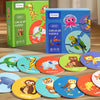 Dieren Match™ – Vend og opdag - puslespil med 3 brikker