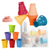 Rainbow Stacker Cups™ - Regnbue Stablesjov - Spil med Stablekopper