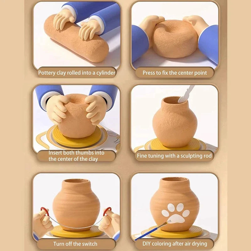 Pottery Set™ - Den Lille kunstner - Keramiksæt til børn