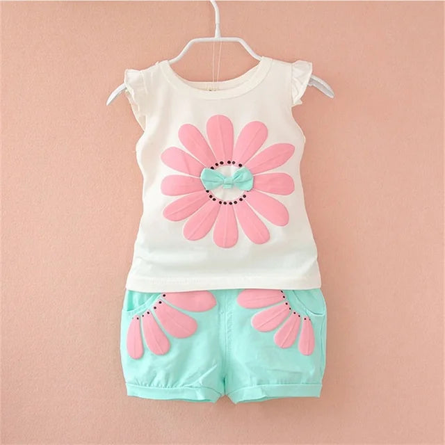 Mini Fashion™ - Merry Adventures - Sommersæt i bomuld