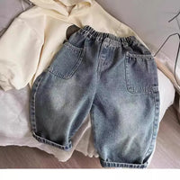 Thumbnail for Mini Fashion™ - Jeans med lige ben - Afslappede jeans