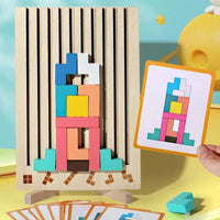 Thumbnail for Puzzle Totem™ – Tænk og byg – Puslespil i træ