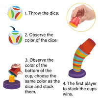 Thumbnail for Color Cups™ - Smart stabling - Sæt med stabelkopper