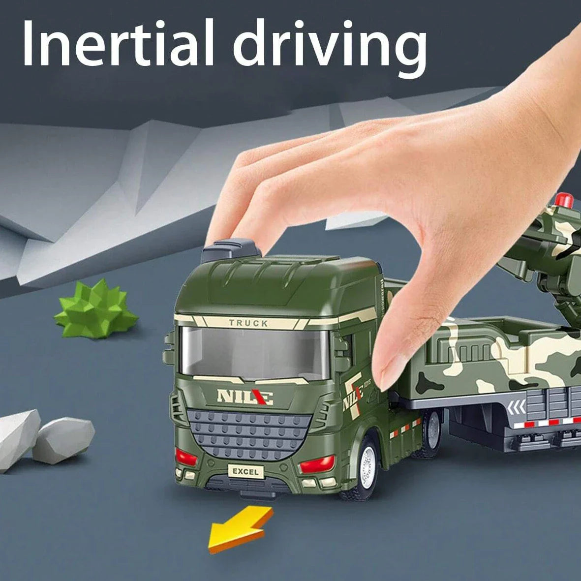 BattleTruck – Militær & Interaktivt – Hærens lastbil legetøj