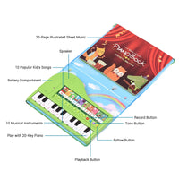 Thumbnail for Piano Book™ - Magiske Tangenter - Klaverbog til børn