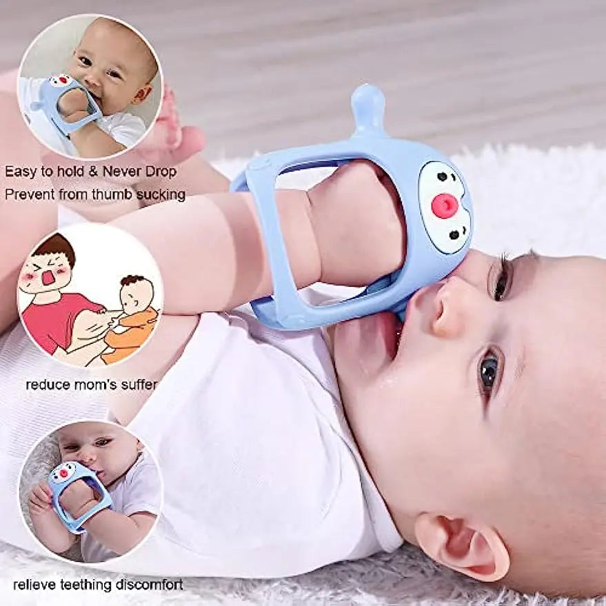 Penguin Teether™ - Beroligende for gummerne - Bidering i silikone