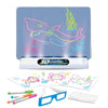 Magic Drawing Board™ - lysende kunst - lysende 3D-tegneplade