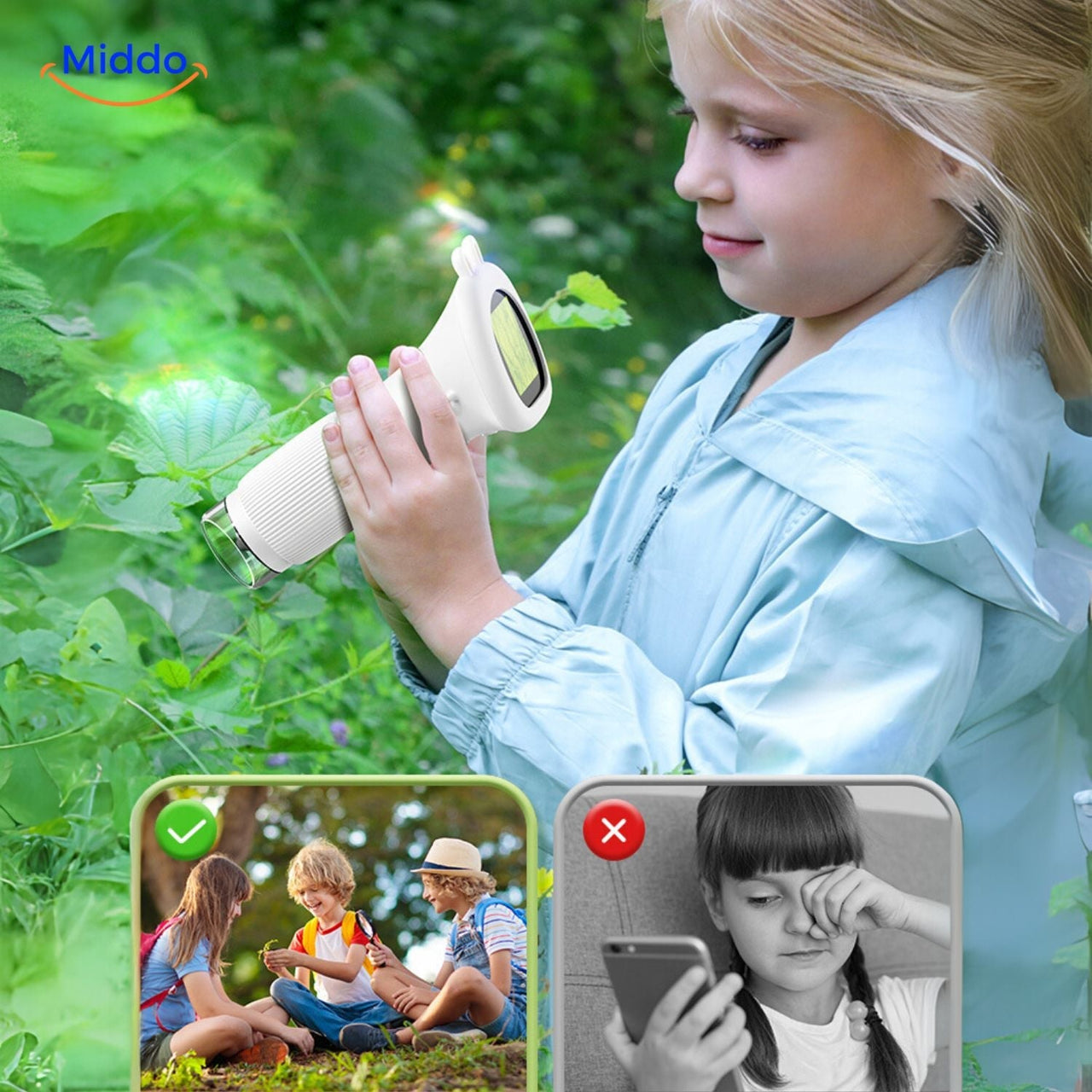 Kids Microscope – Videnskabelig opdagelse – Bærbart mikroskop