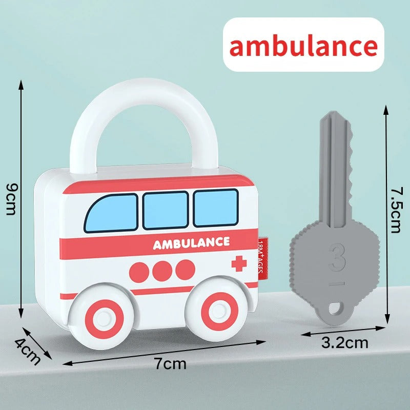 Puzzle Locks™ – Leg og lær – Montessori-låsespil