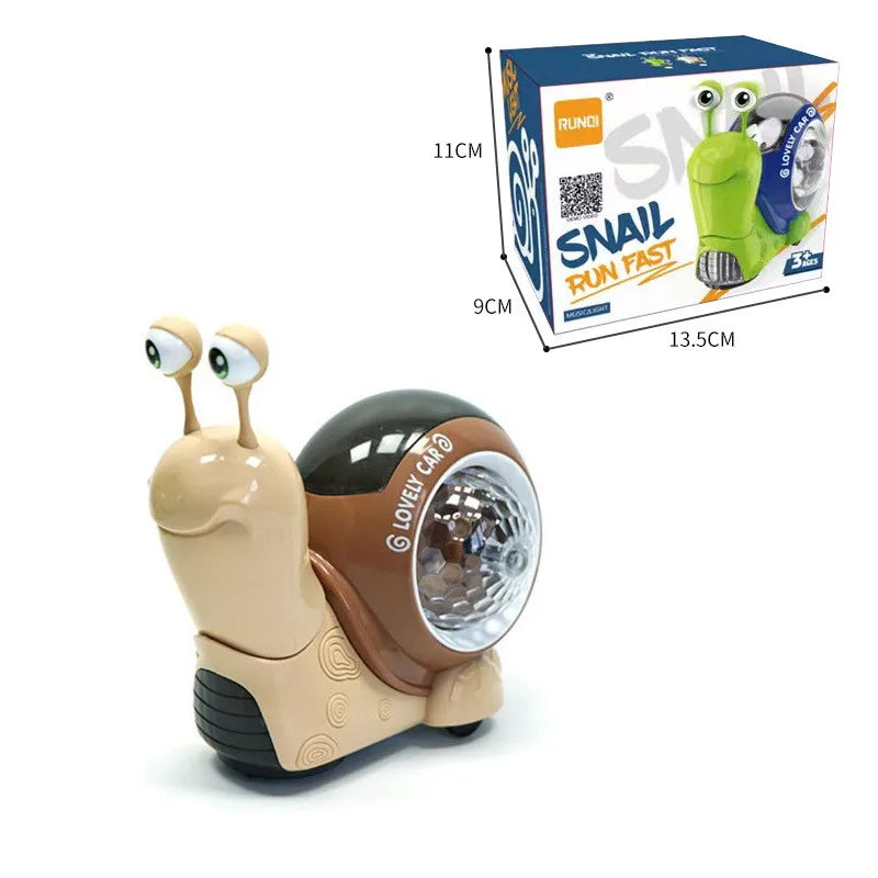 Music Snail™ - Lysende Legekammerat - Legetøjssnegl og krabbe