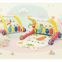 Thumbnail for Step & Play – Interaktivt og sikkert – 3-i-1 gåvogn og babygymnastik
