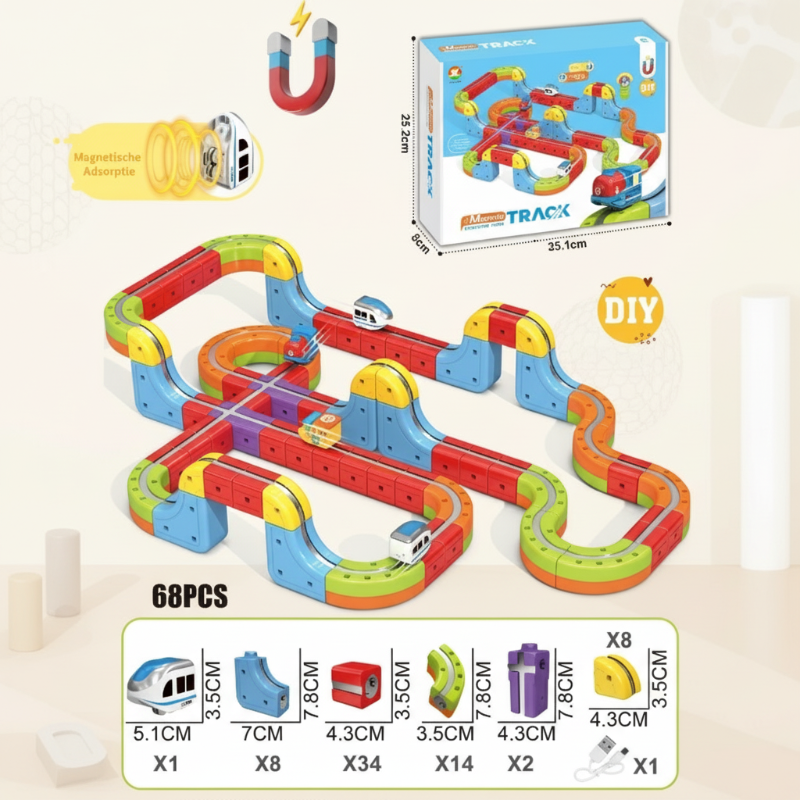 MagniTrack – Kreativt & Elektrisk – Anti-Gravity Elektrisk Tog
