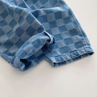 Thumbnail for DenimCheck – Komfortable & trendy – børnebukser med ternet mønster