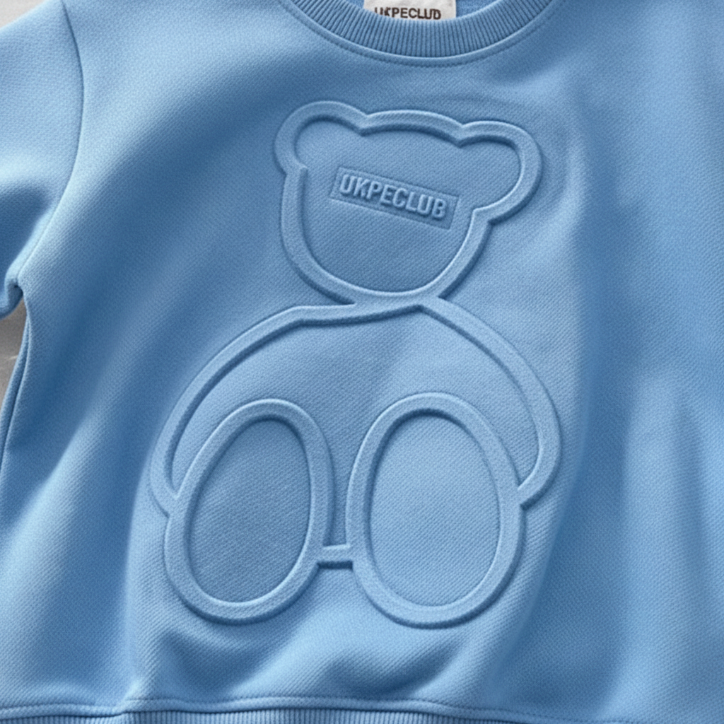 LittleCloud – Behagelig og hyggelig – Sweater med 3D-bjørnemotiv