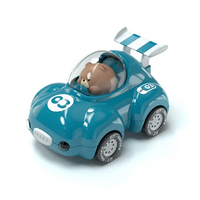 Thumbnail for Pull-Back Car™ – Lysende racersjov – Legetøjsbil