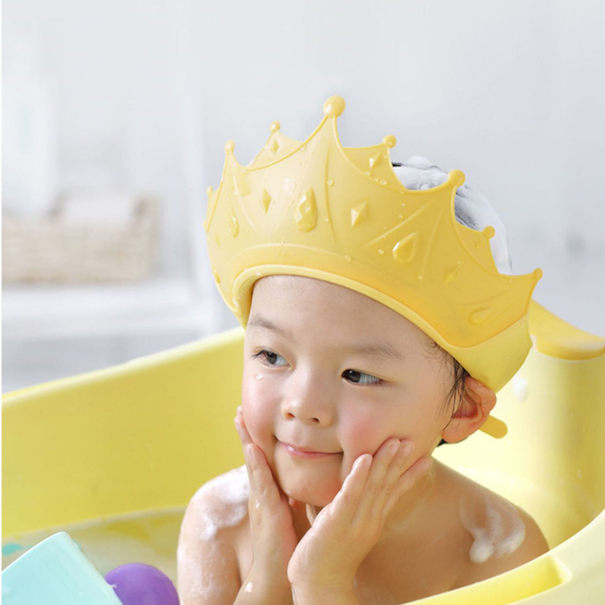 Shampoo Crown Cap™ - Ikke flere tårer i badet - Badehætte