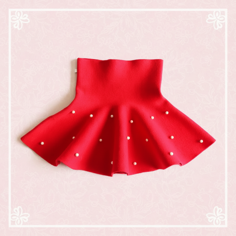 Girls Knitted Skirt – Komfort & stil – Børneskørt
