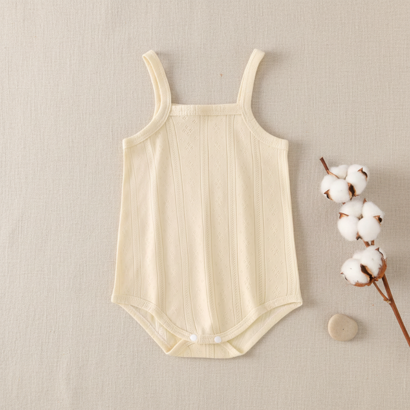 Summer Bodysuit – Let og behagelig – strikket babybody