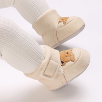 Thumbnail for TinyBoots – Hyggeligt & behageligt – Plys-babysko til vinteren