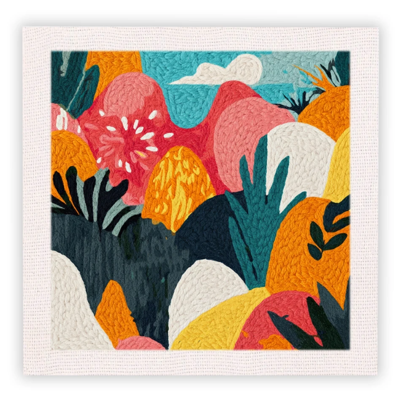 ThreadArt – Håndlavet & Farverigt – Dyrebroderisæt